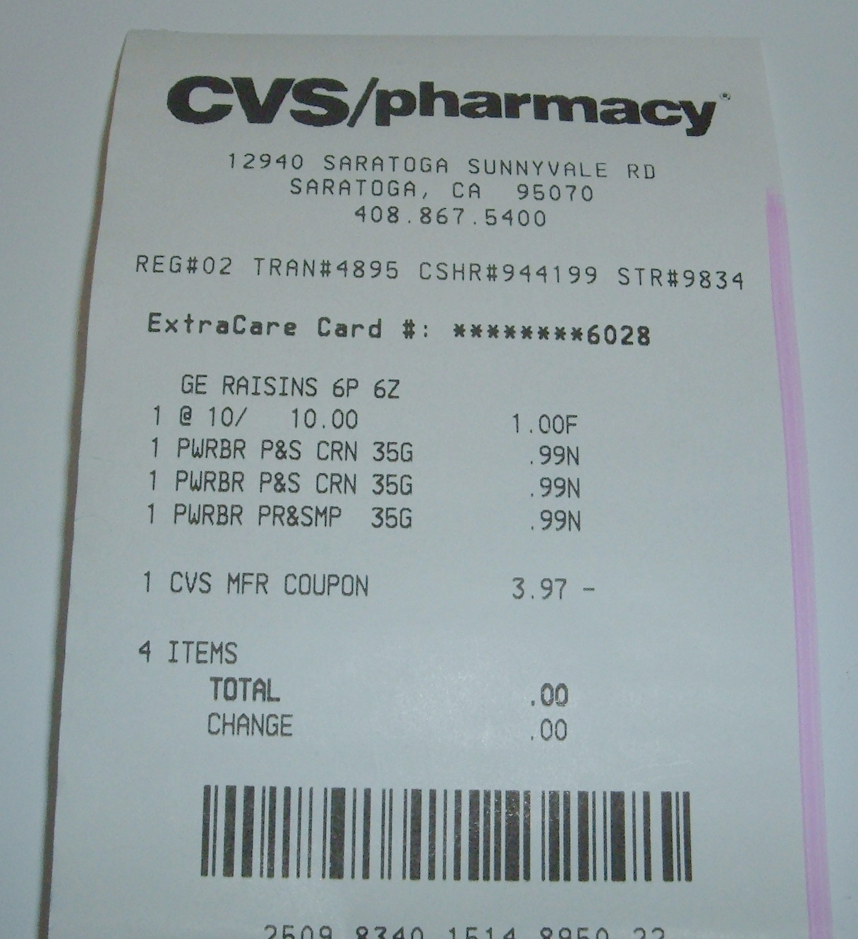 Day 31 Cvs Receipt Grocery Coupon Guide