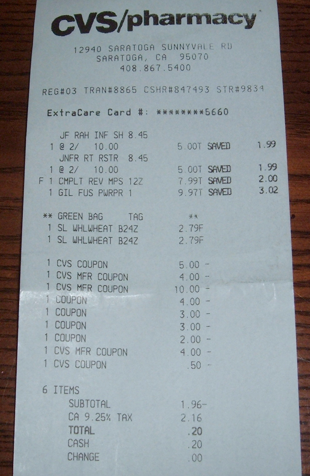 Step By Step CVS Extra Bucks MoneyMaker Example Eating Well On 1 A Day Grocery Coupon Guide